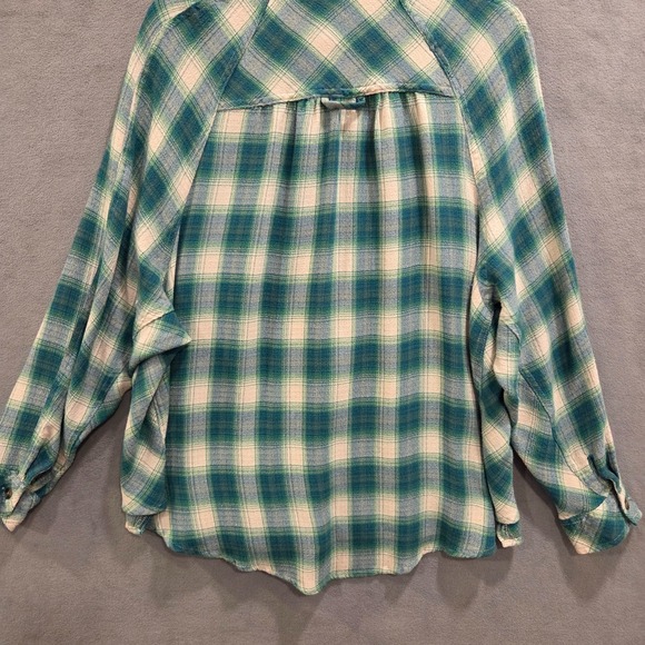 BDG Urban Outfitters Plaid Flannel Button Up Shirt Women's Size M Casual Classic - Picture 6 of 14
